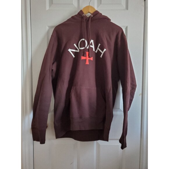 Noah Brown Core Logo Hoodie - Picture 1 of 4